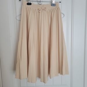 Zara Cream A-Line Skirt